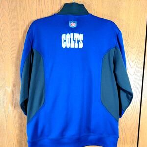 Indianapolis‎ Colts Nike NFL OnField Apparel Dri Fit Activewear Jacket Size M